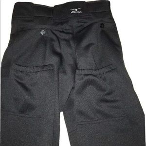 TWO pairs woman’s xs black Mizuno softball pants